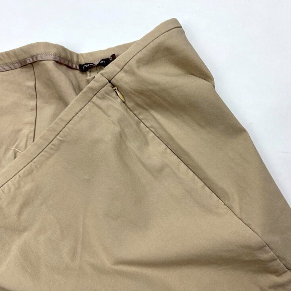 J Mclaughlin Margot Pants Women 12 EUC Stretch Rayon Flat Front Zip Closure - Picture 5 of 12